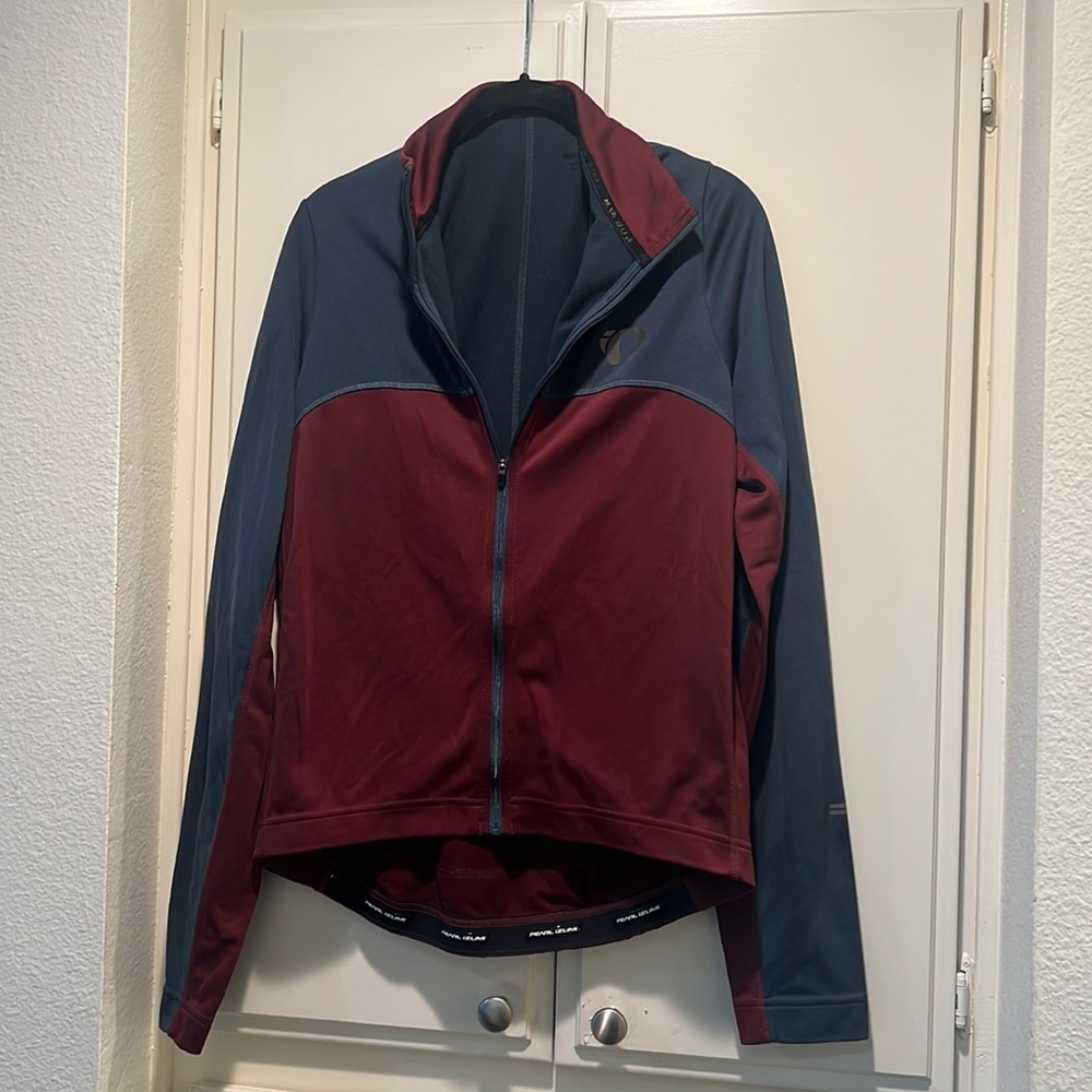 Pearl izumi men’s active jacket red and forest green
